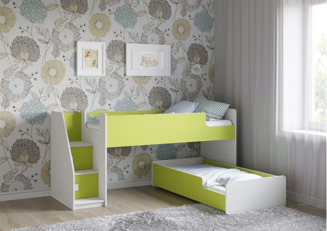 Детская выкатная кровать Легенда К402.41 в Минусинске